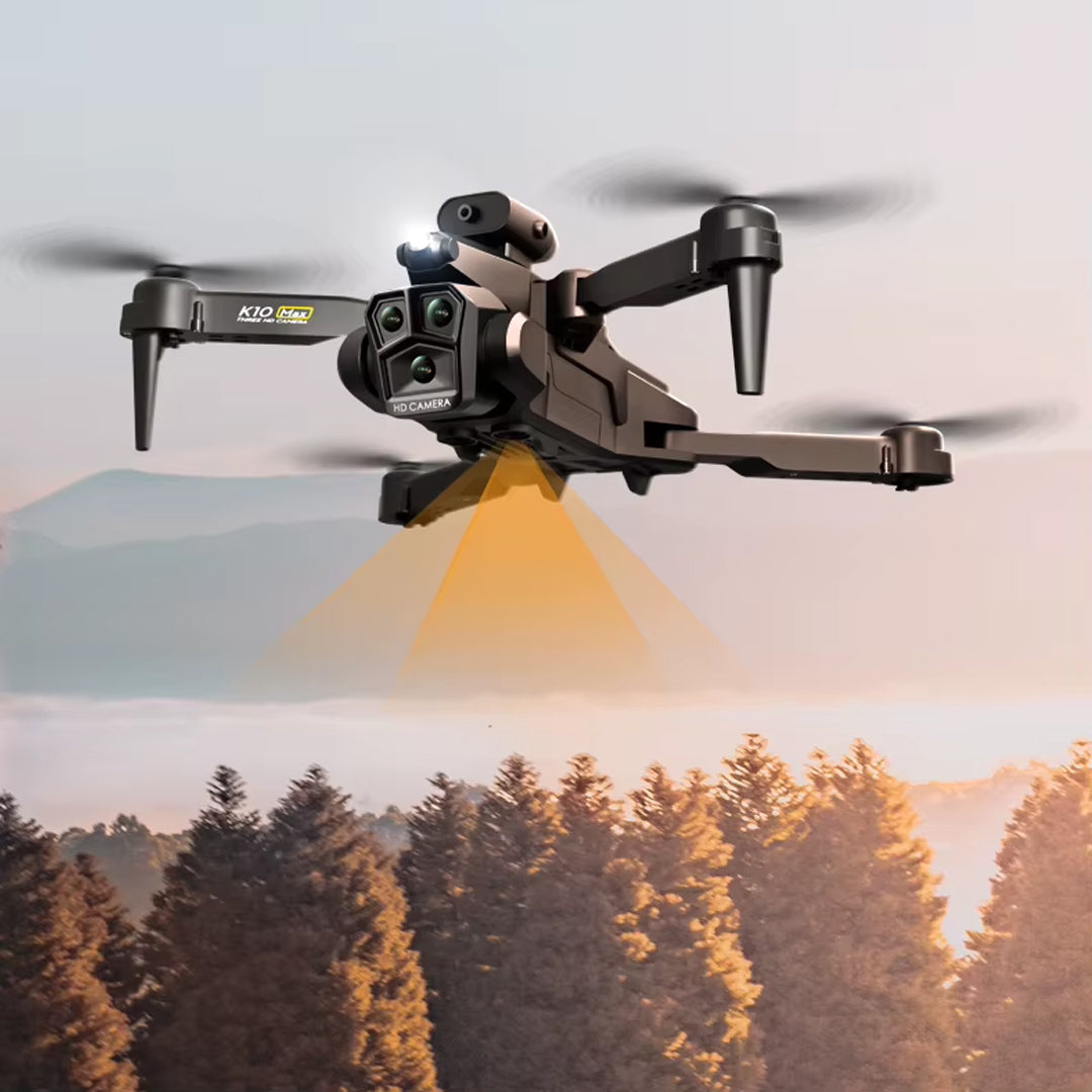 Flyon K10 Max – Triple cámara, máxima precisión, cero complicaciones