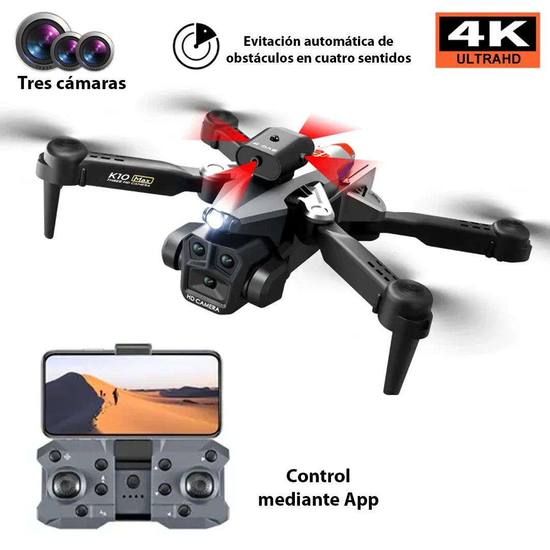 Flyon K10 Max – Triple cámara, máxima precisión, cero complicaciones