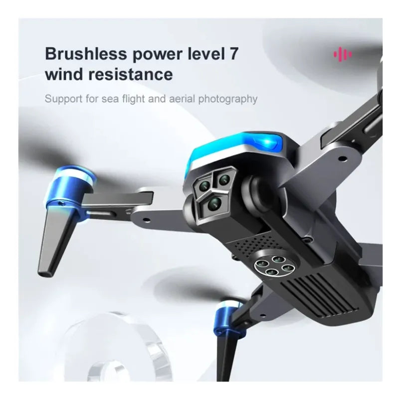 Drone K911 Se 4k Gps Con Evitación De Obstáculos Y 2 Batería Negro