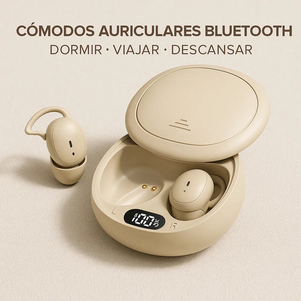 Auriculares Inálambricos Comodos Bluetooth Dormir Descansar