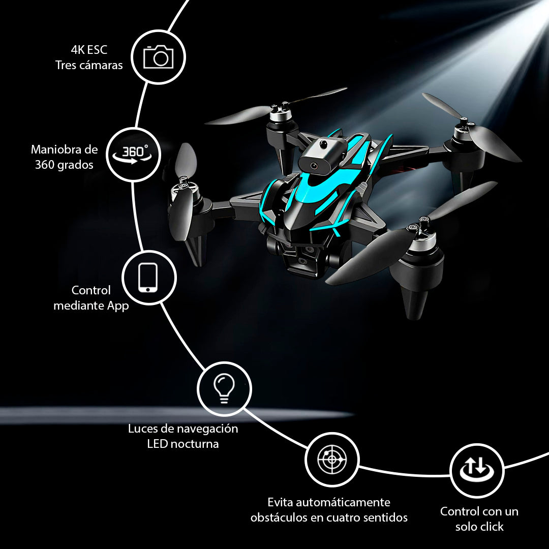 Flyon K12 MAX – Drone HD compacto, potente y fácil de volar