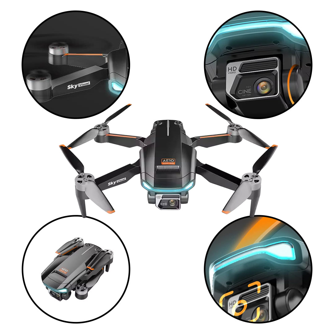 Drone Flyon AE10 PRO GPS 2 Baterias