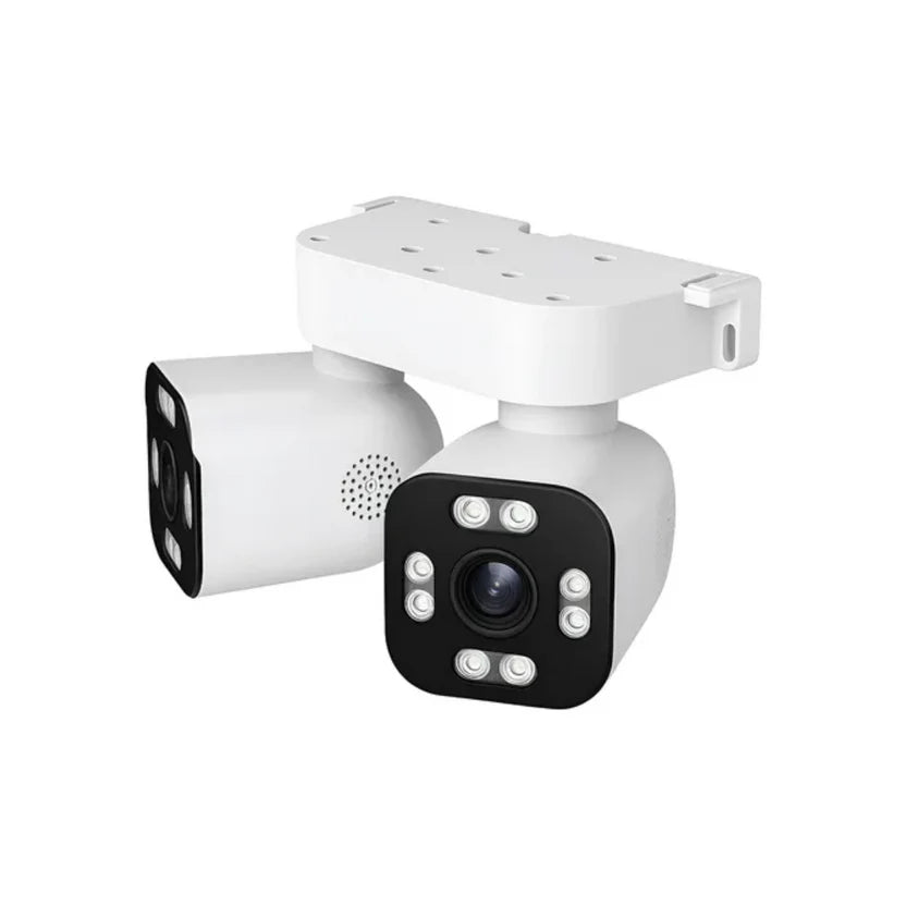 Cámara De Seguridad Wifi Impermeable Para Exteriores Dual Blanco