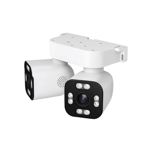 Cámara De Seguridad Wifi Impermeable Para Exteriores Dual Blanco