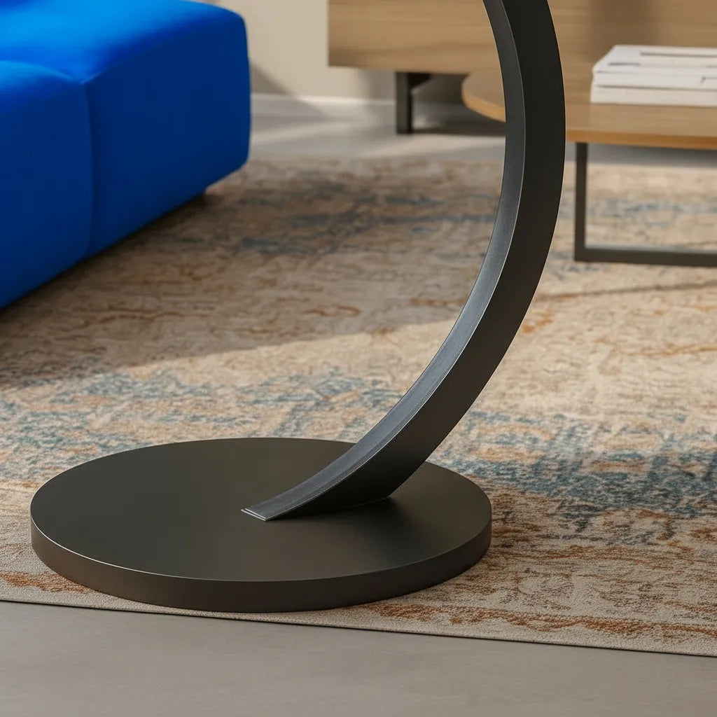 Mesa Ratona Living Moderna Centro Auxiliar Redonda Comoda