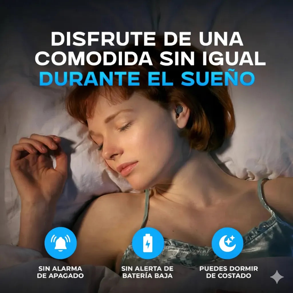 Auriculares Inálambricos Comodos Bluetooth Dormir Descansar