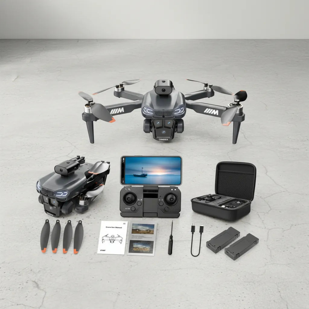 Drone 2 Camaras 2 Baterias Drones Profesional Evita Obstaculos