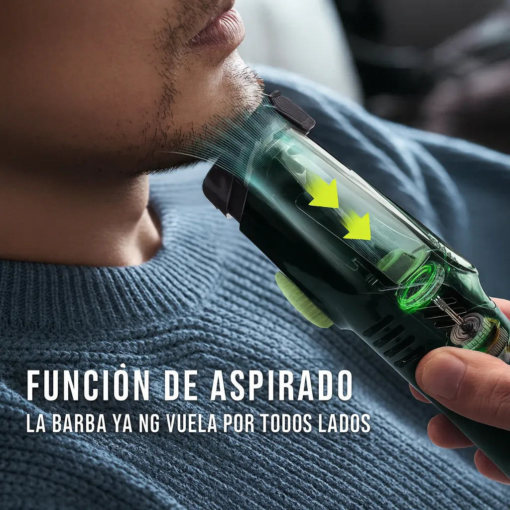 Maquina Cortar Pelo Barba Afeitadora Con Deposito Carga Usb