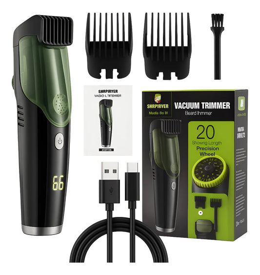 Maquina Cortar Pelo Barba Afeitadora Con Deposito Carga Usb