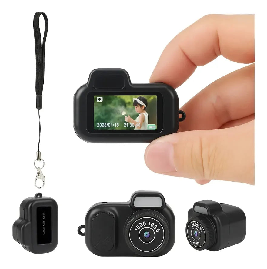 Mini Cámara Digital Portatil Con Llavero Full Hd Fotos Video
