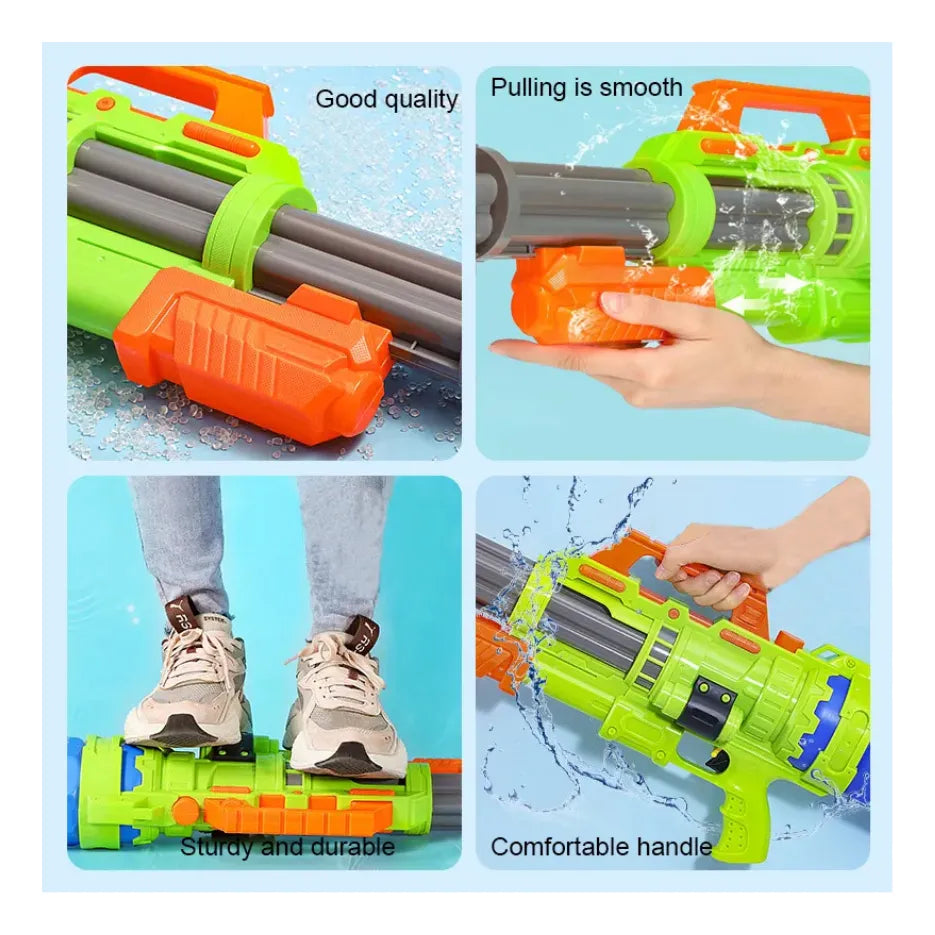 Arma Pistola De Agua Gigante 78cm Juguete Adulto Niño Playa