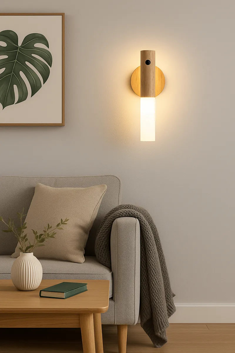 Lámpara Luz Led Magnética Recargable Con Sensor Movimiento