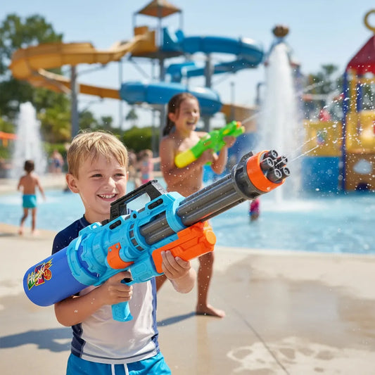 Arma Pistola De Agua Gigante 78cm Juguete Adulto Niño Playa