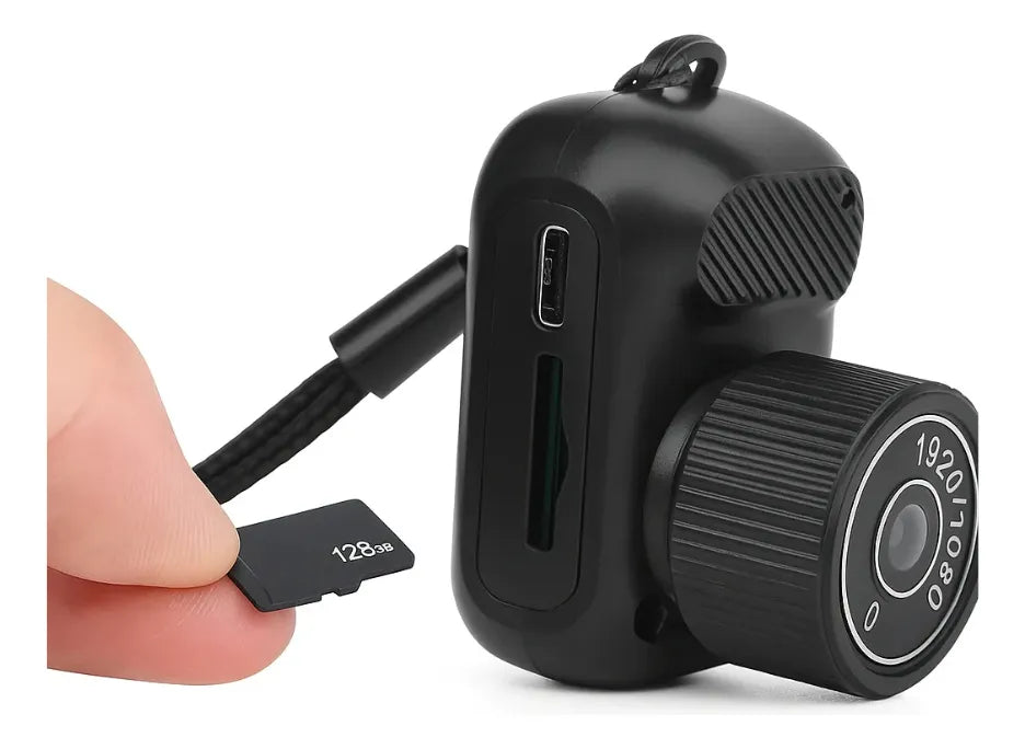 Mini Cámara Digital Portatil Con Llavero Full Hd Fotos Video
