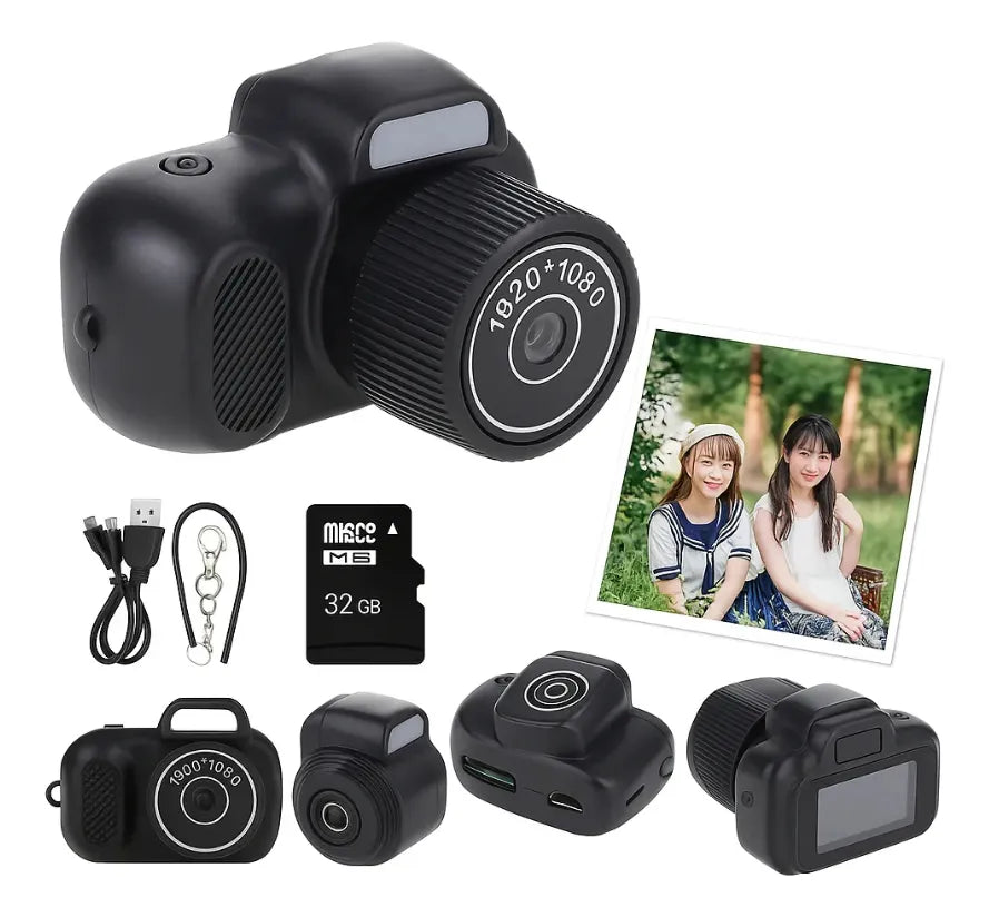 Mini Cámara Digital Portatil Con Llavero Full Hd Fotos Video
