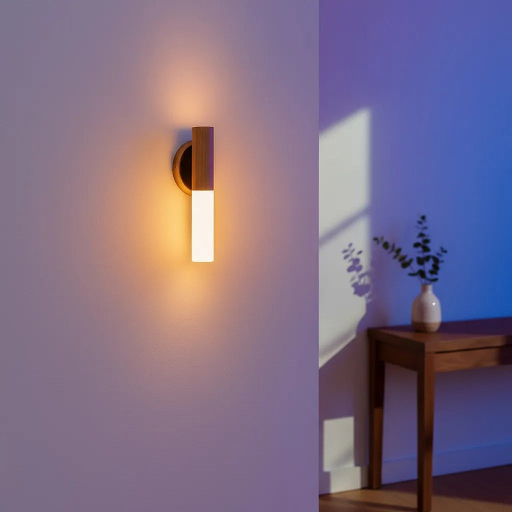 Lámpara Luz Led Magnética Recargable Con Sensor Movimiento