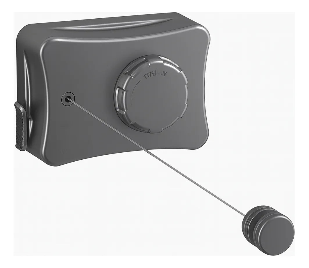 Tendedero Ropa Extensible Retráctil Pared De Acero Inoxidable