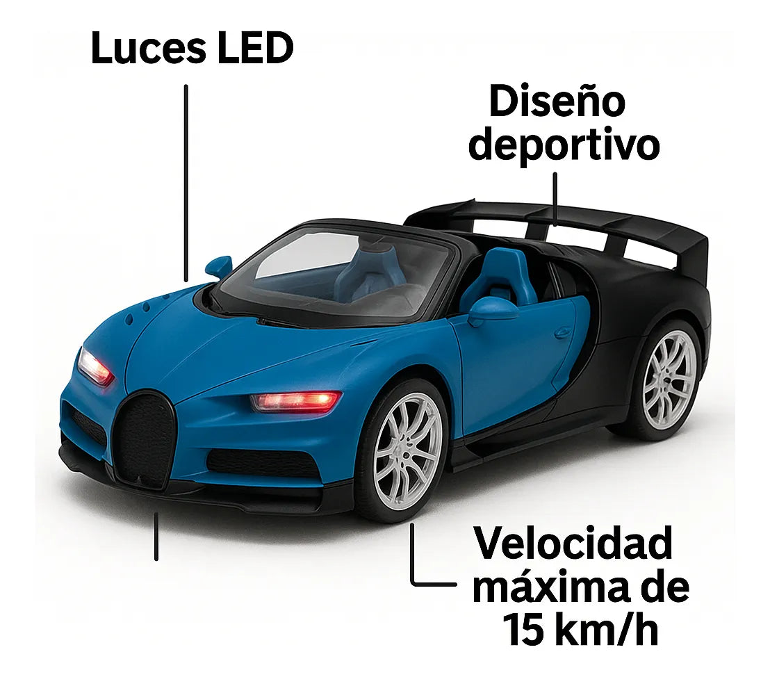 Auto Control Remoto Drift Deportivo Derrape Carrera Rc