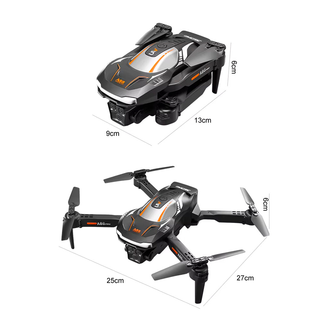 Flyon A88 PRO WiFi FPV – Doble cámara, vuelo estable y control total