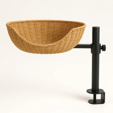 Cama Para Gato Ajustable Para Mesa Con Soporte Flexible Negro Canasto