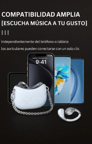 Auricular Inalambricos Mujer Gancho Para Oreja Tipo Cartera